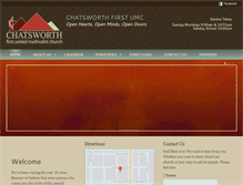 Tablet Screenshot of chatfumc.org
